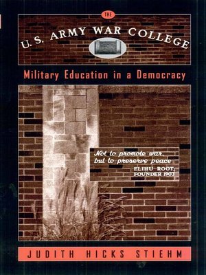 cover image of U.S. Army War College